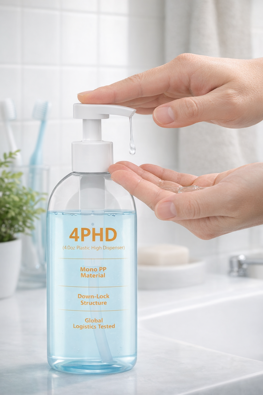 이커머스 물류 안정성 강화 및 재활용 최적화 단일소재(ALL-PP) 4.0cc 펌프 패키징